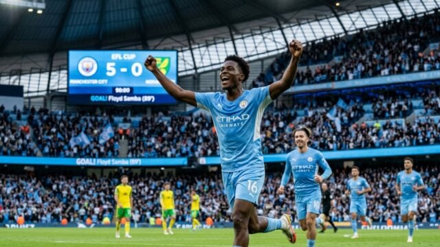 Hasil Man City vs Norwich 5-0: Debut Samba Bersinar di EFL Cup