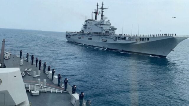 Kapal Induk Italia ITS Giuseppe Garibaldi