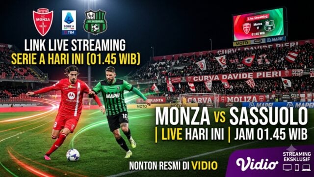 Link Live Streaming Monza vs Sassuolo