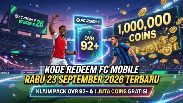 Kode Redeem FC Mobile Rabu 23 September 2026