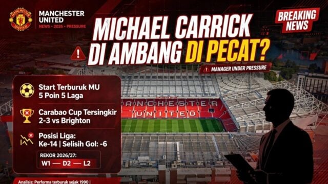 Michael Carrick di Ambang Dipecat?