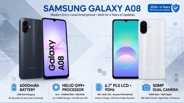 Samsung Galaxy A08 Resmi Rilis