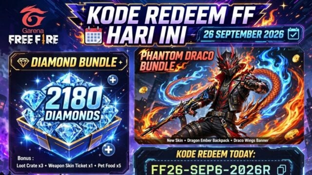 Kode Redeem FF Hari Ini