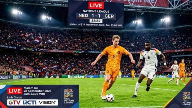 LIVE Nations League Malam Ini