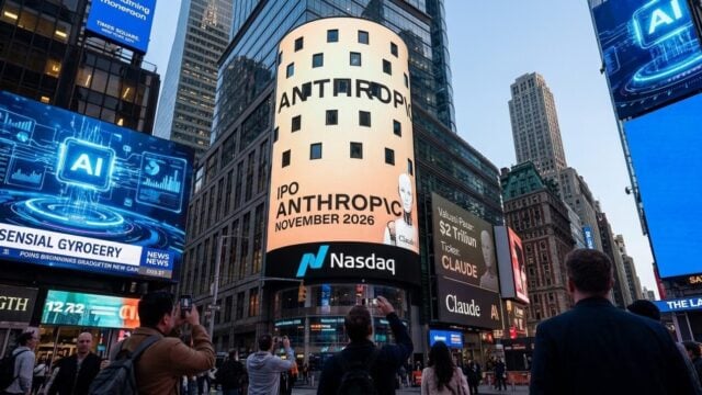 Anthropic IPO November 2026: Bidik Valuasi $2 Triliun & Dana $100 Miliar, Kalahkan SpaceX