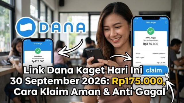 Link Dana Kaget Hari Ini 30 Sept 2026 Terbaru Rp175rb