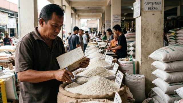 Harga Beras Hari Ini 25 September 2026: Medium Rp16.350, Premium Rp14.900, SPHP Rp12.500 - Termurah NTB Rp13.900