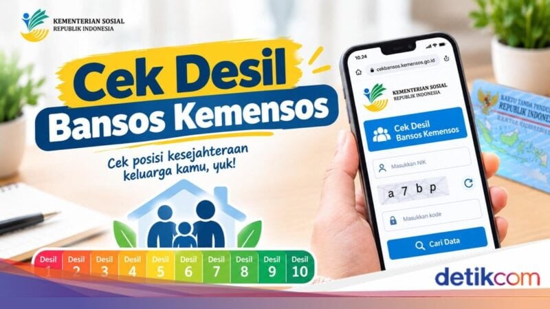 Cara Cek Desil Lewat HP: NIK, Captcha, dan Hasilnya
