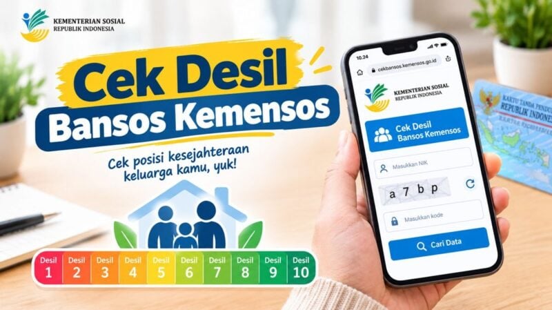 Cara Cek Desil Lewat HP: NIK, Captcha, dan Hasilnya