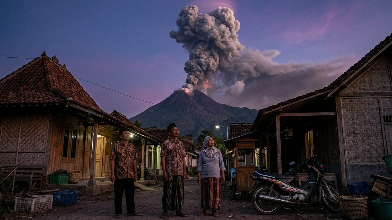 Semeru erupsi 6 kali selama tiga jam dengan letusan hingga 900 meter