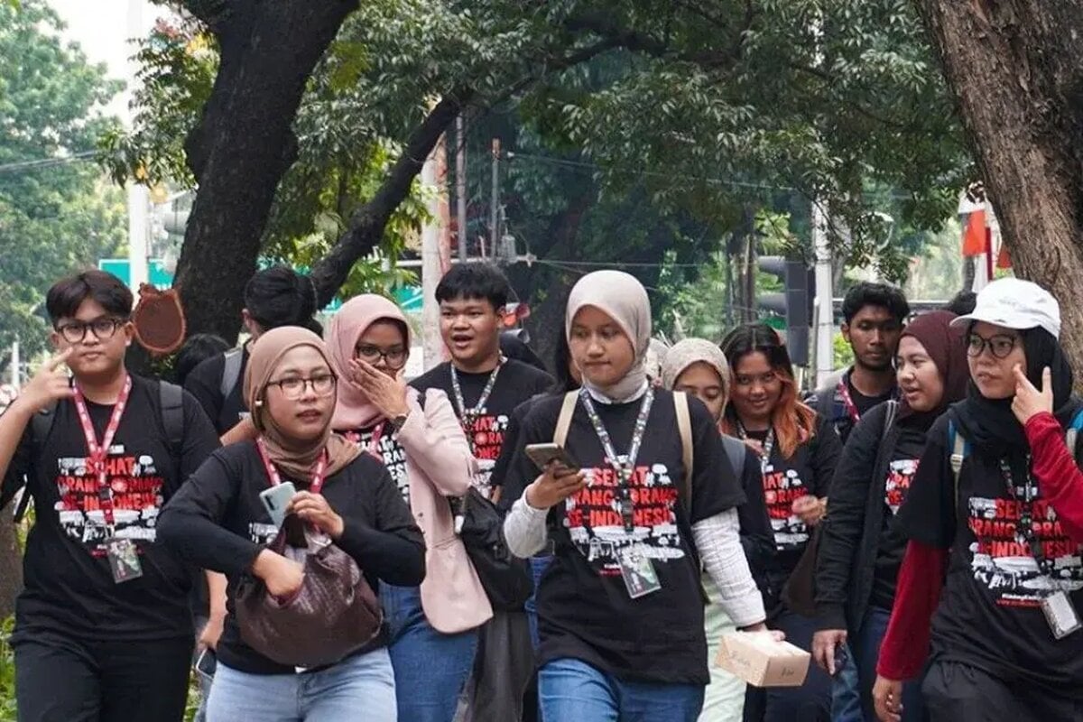 Audit Mandiri Kelompok Muda Tunjukkan Ruang Publik Jakarta Dikepung Iklan Rokok