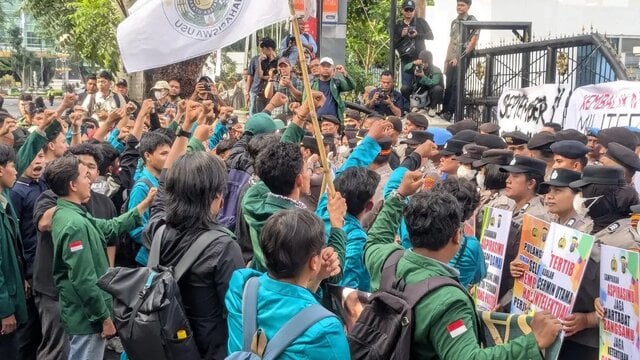 Demo di DPRD Sumut, BEM SI Desak Penanganan Bencana hingga Evaluasi MBG