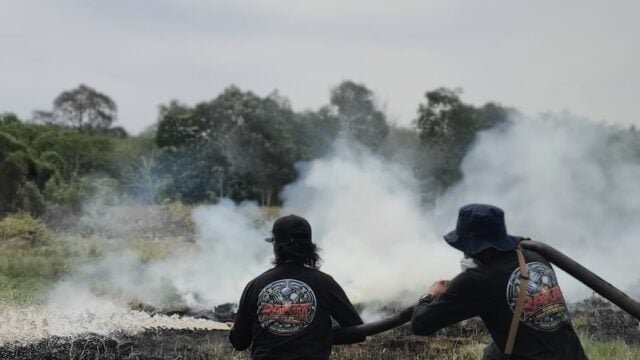 Tim RAKAT padamkan tiga hektare gambut di Kabupaten Banjar