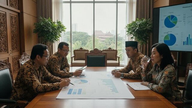 Suasana koordinasi percepatan pembentukan Satgas Makan Bergizi Gratis di daerah