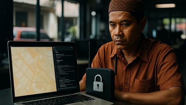 Agen AI Tencent mencoba mengakses layanan peta Amap Alibaba