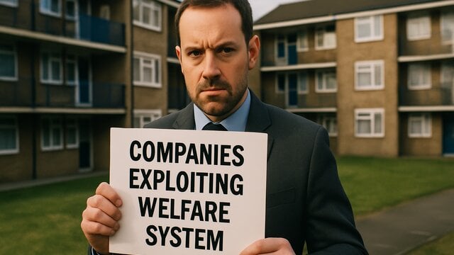 Companies Exploiting Welfare System in UK Housing Scheme