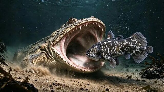 Fossils Suggest Armored Amphibian Lived Entirely at Sea 237 Million Years Ago
