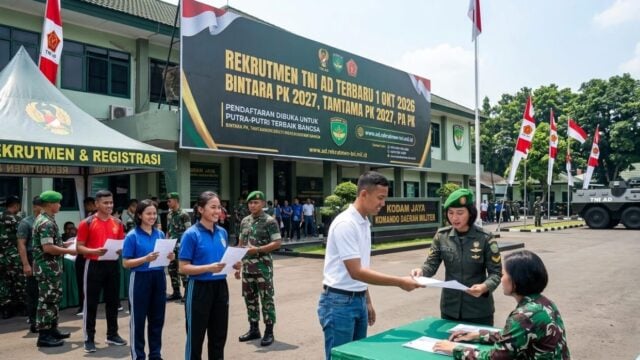 Rekrutmen TNI AD 2026-2027