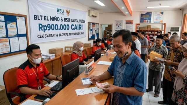 Pemerintah Cairkan BSU Rp900 Ribu untuk 13,3 Juta Pekerja Okt-Des 2026: Cek Syarat & Jadwal Terbaru