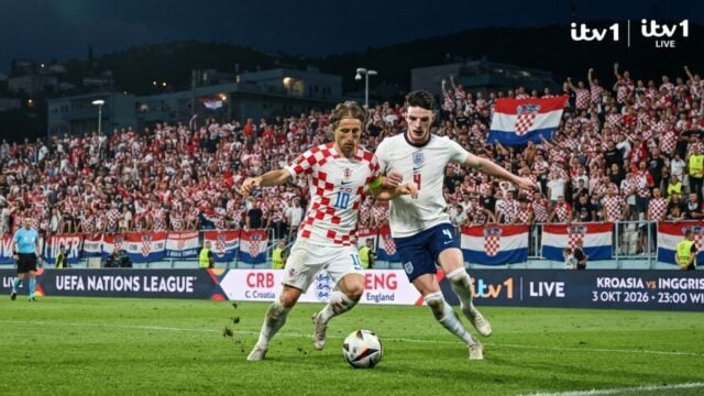 Link Live Streaming Kroasia vs Inggris
