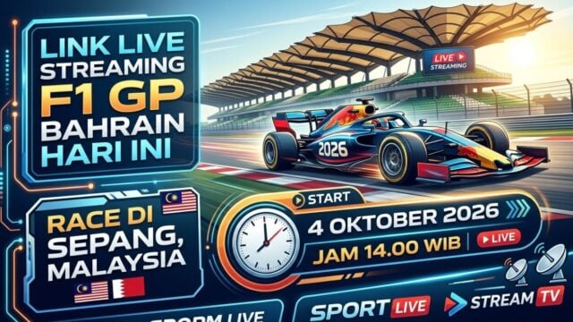 Link Live Streaming F1 GP Bahrain