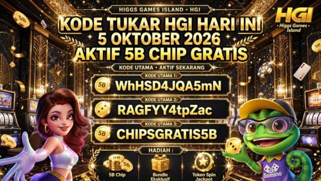 KODE TUKAR HGI HARI INI