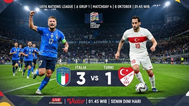 Prediksi Skor Italia vs Turki Hari Ini 01.45 WIB