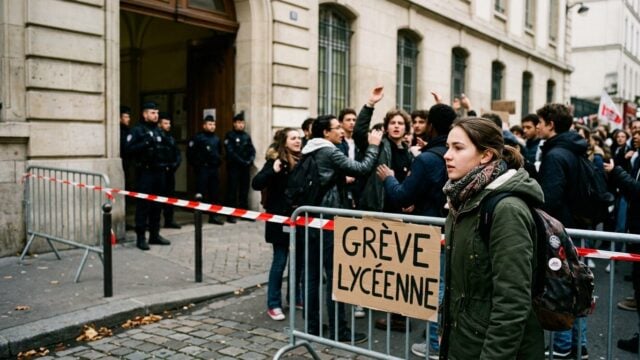 France Closes Up to 500 High Schools as Student Protests Spread