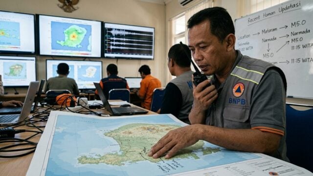 Gempa Lombok Hari Ini M5.0 Guncang Lombok Barat Dini Hari