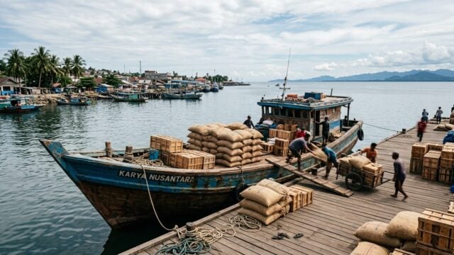 Jalur laut ekspor UMKM Sumut ke Malaysia dengan kapal kargo kecil