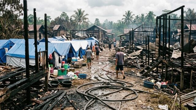 Rumah layak huni untuk korban kebakaran di Kelurahan Melayu Kukar