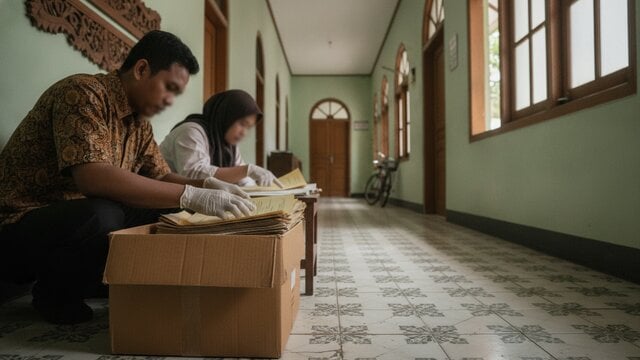 Bea Cukai Kudus saat penggeledahan KPK terkait suap importasi