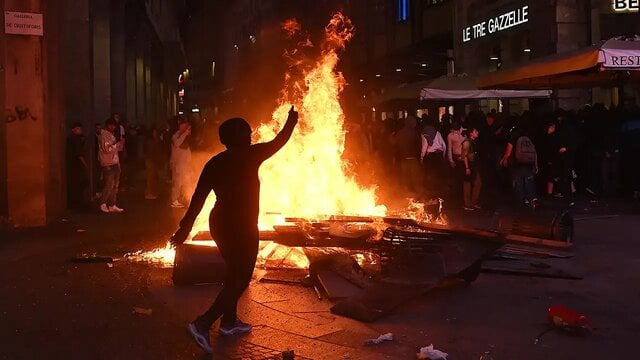 Meloni Backs Police After Milan Cost-of-Living Protest Clashes