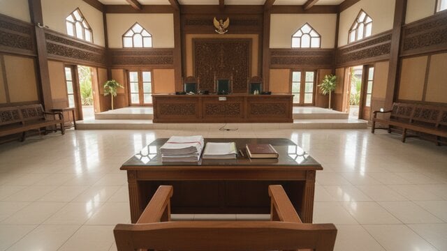 Sidang ijazah palsu Jokowi di ruang pengadilan Jakarta Timur
