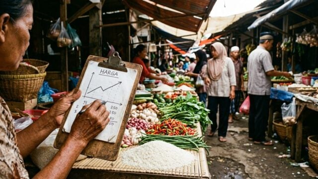 Inflasi September 2026 dan harga pangan di pasar Indonesia