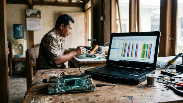 OpenTPU akselerator AI sumber terbuka pada kartu FPGA