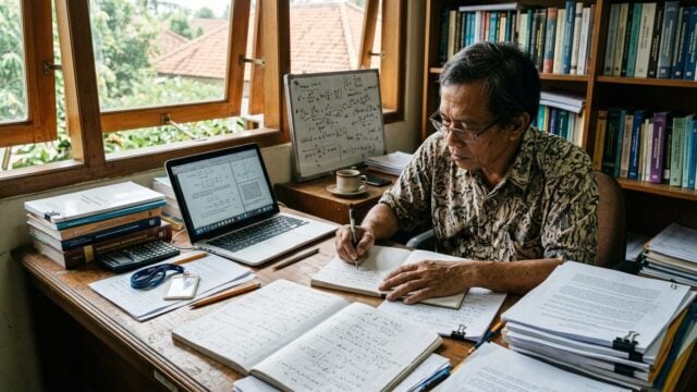 Masalah matematika terbuka dalam tumpukan makalah riset AI