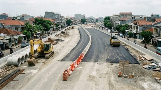 Jalan Arteri Kelapa Gading dibangun untuk menghubungkan Jakarta Utara dan Timur