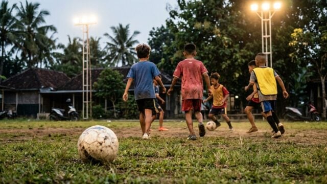 Investasi olahraga untuk generasi muda Indonesia di lapangan sepak bola