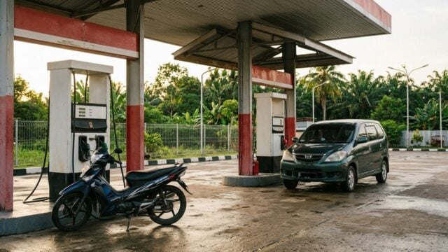 Pembatasan Pertalite di SPBU Sintang dengan aturan ganjil genap