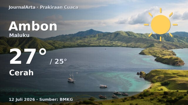 Prakiraan cuaca Ambon hari ini