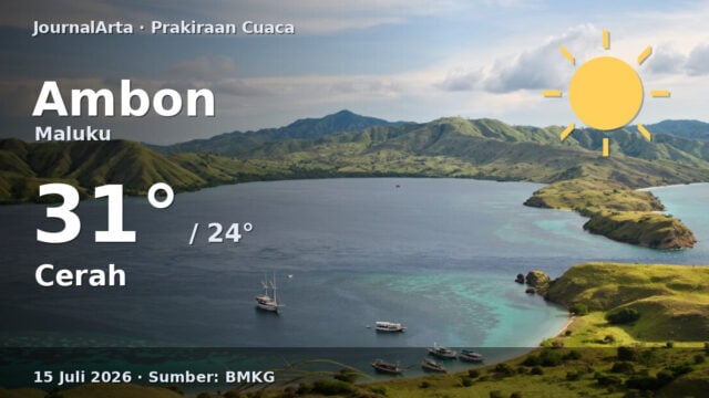 Prakiraan cuaca Ambon hari ini