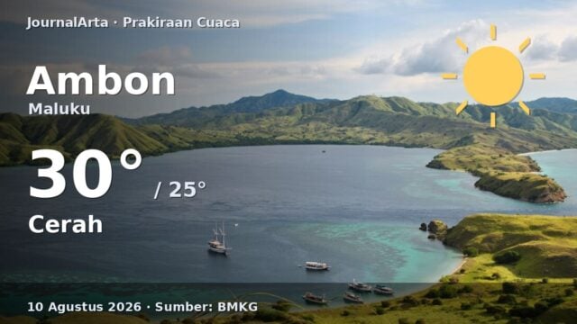 Prakiraan cuaca Ambon hari ini