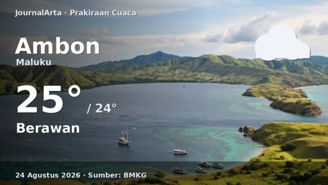 Prakiraan cuaca Ambon hari ini