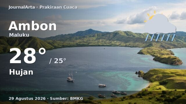 Prakiraan cuaca Ambon hari ini