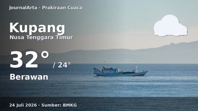 Prakiraan cuaca Kupang hari ini