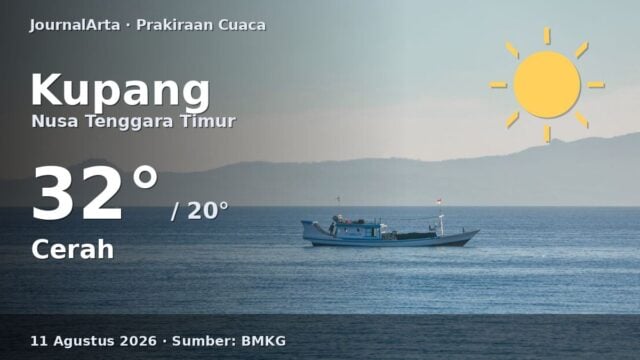 Prakiraan cuaca Kupang hari ini