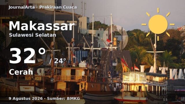 Prakiraan cuaca Makassar hari ini