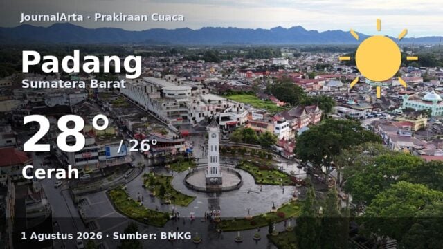 Prakiraan cuaca Padang hari ini