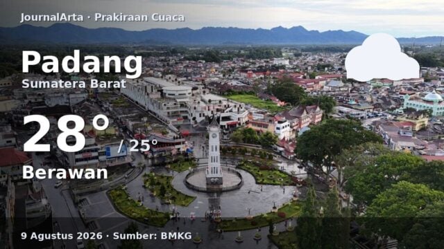 Prakiraan cuaca Padang hari ini